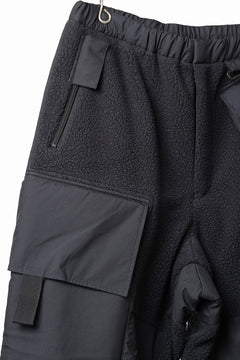 Load image into Gallery viewer, D-VEC x ALMOSTBLACK POLARTEC COAST GUARD TROUSERS / WINDSTOPPER BY GORE-TEX LABS 3L (BLACK)