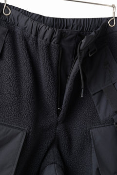 Load image into Gallery viewer, D-VEC x ALMOSTBLACK POLARTEC COAST GUARD TROUSERS / WINDSTOPPER BY GORE-TEX LABS 3L (BLACK)