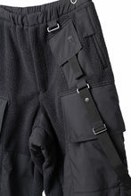 Load image into Gallery viewer, D-VEC x ALMOSTBLACK POLARTEC COAST GUARD TROUSERS / WINDSTOPPER BY GORE-TEX LABS 3L (BLACK)