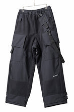 Load image into Gallery viewer, D-VEC x ALMOSTBLACK POLARTEC COAST GUARD TROUSERS / WINDSTOPPER BY GORE-TEX LABS 3L (BLACK)