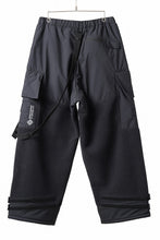 Load image into Gallery viewer, D-VEC x ALMOSTBLACK POLARTEC COAST GUARD TROUSERS / WINDSTOPPER BY GORE-TEX LABS 3L (BLACK)