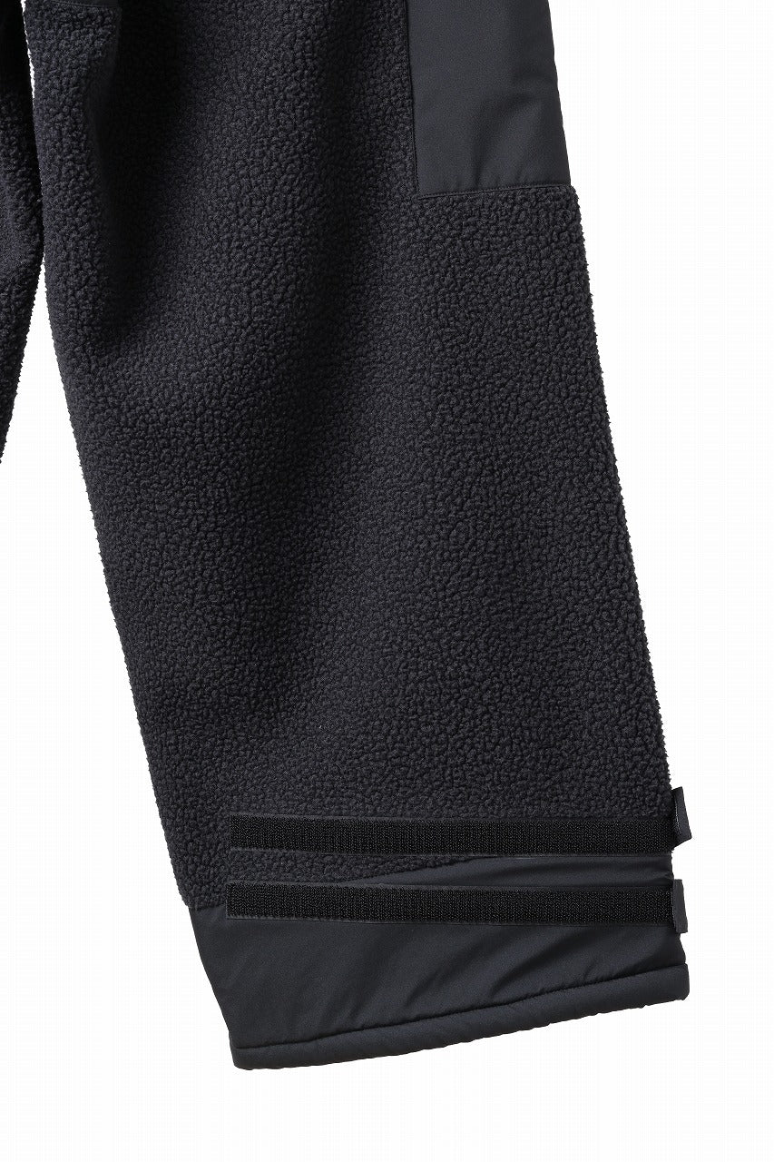 D-VEC x ALMOSTBLACK POLARTEC COAST GUARD TROUSERS / WINDSTOPPER BY GORE-TEX LABS 3L (BLACK)