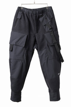 Load image into Gallery viewer, D-VEC x ALMOSTBLACK POLARTEC COAST GUARD TROUSERS / WINDSTOPPER BY GORE-TEX LABS 3L (BLACK)