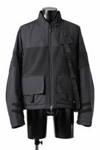 Load image into Gallery viewer, D-VEC x ALMOSTBLACK POLARTEC COAST GUARD.SHIRT BLOUSON / WINDSTOPPER BY GORE-TEX LABS 3L (BLACK)