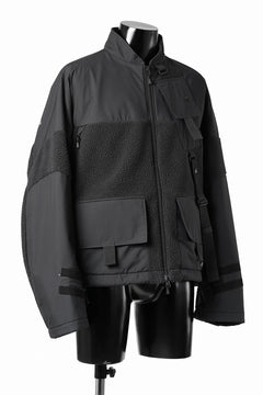 Load image into Gallery viewer, D-VEC x ALMOSTBLACK POLARTEC COAST GUARD.SHIRT BLOUSON / WINDSTOPPER BY GORE-TEX LABS 3L (BLACK)