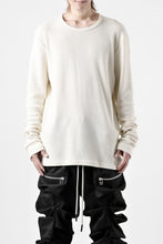 画像をギャラリービューアに読み込む, A.F ARTEFACT exclusive REGULAR FIT TOP / RIB KNIT JERSEY (IVORY)