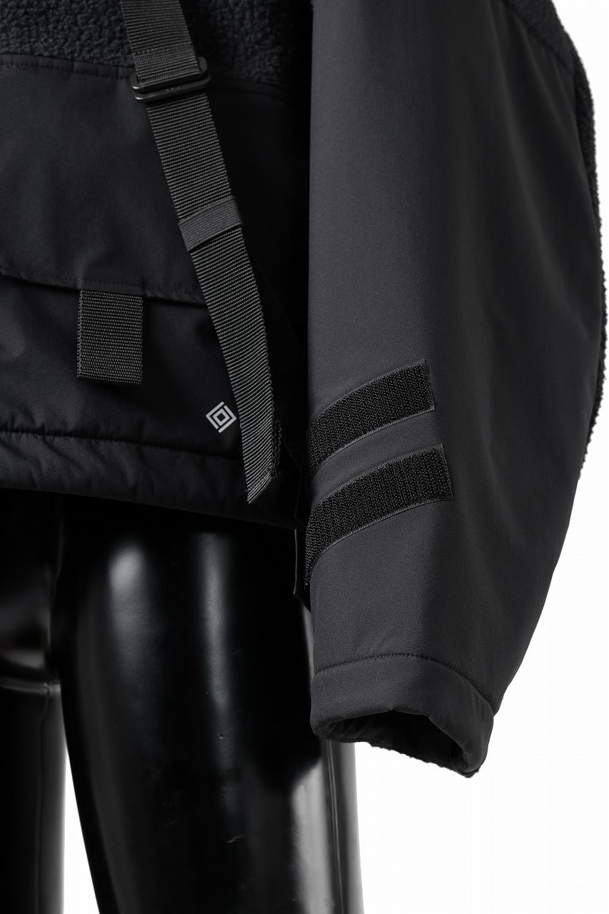 D-VEC x ALMOSTBLACK POLARTEC COAST GUARD.SHIRT BLOUSON / WINDSTOPPER BY GORE-TEX LABS 3L (BLACK)