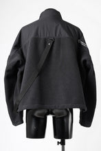 Load image into Gallery viewer, D-VEC x ALMOSTBLACK POLARTEC COAST GUARD.SHIRT BLOUSON / WINDSTOPPER BY GORE-TEX LABS 3L (BLACK)