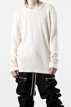 画像をギャラリービューアに読み込む, A.F ARTEFACT exclusive REGULAR FIT TOP / RIB KNIT JERSEY (IVORY)