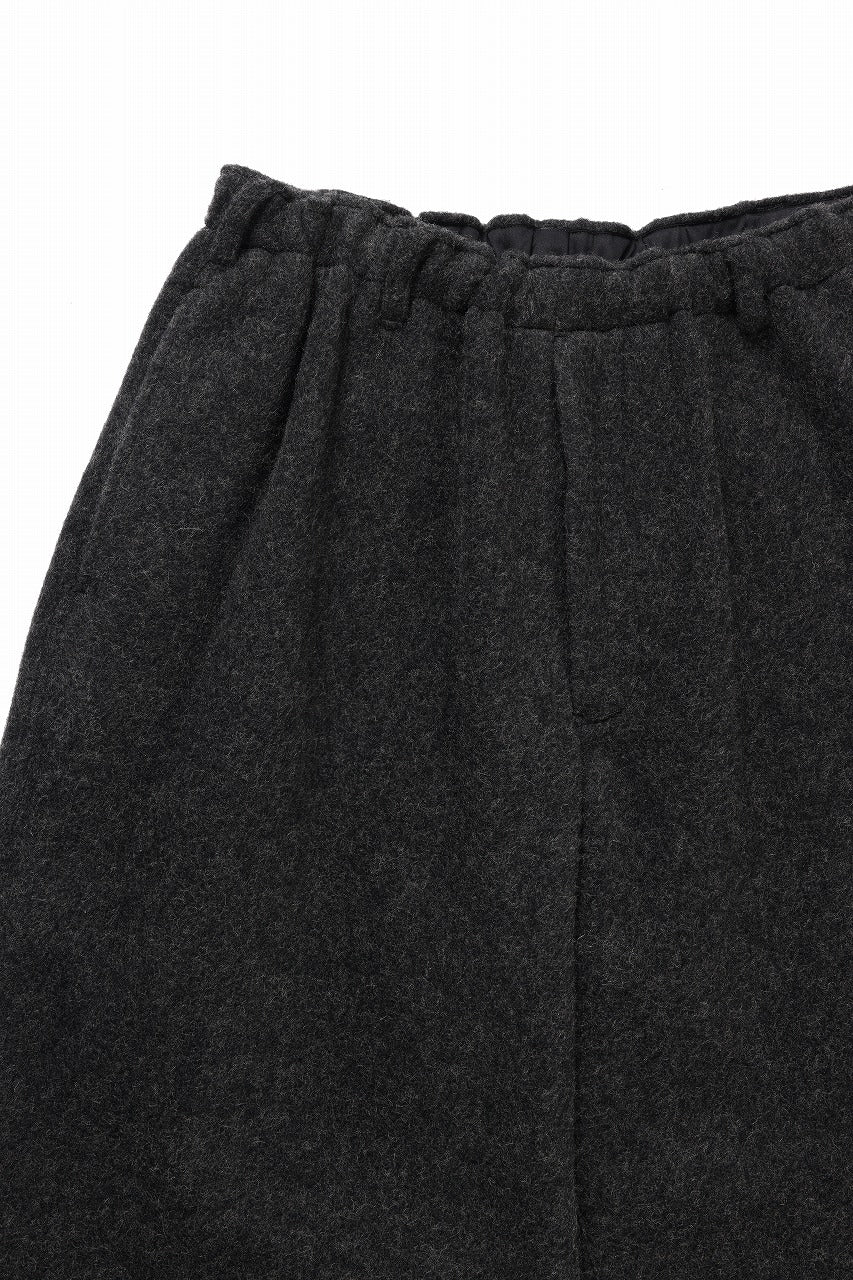 画像をギャラリービューアに読み込む, Y&#39;s for men x MASSES EASY WAIST PANTS / MA WOOL HERRING BONE(CHARCOAL)