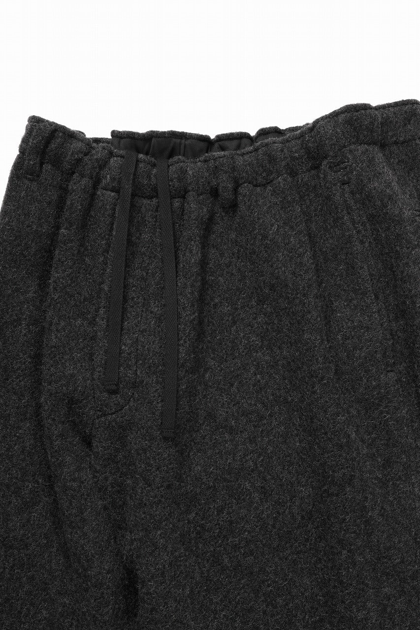 画像をギャラリービューアに読み込む, Y&#39;s for men x MASSES EASY WAIST PANTS / MA WOOL HERRING BONE(CHARCOAL)