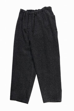 画像をギャラリービューアに読み込む, Y&#39;s for men x MASSES EASY WAIST PANTS / MA WOOL HERRING BONE(CHARCOAL)