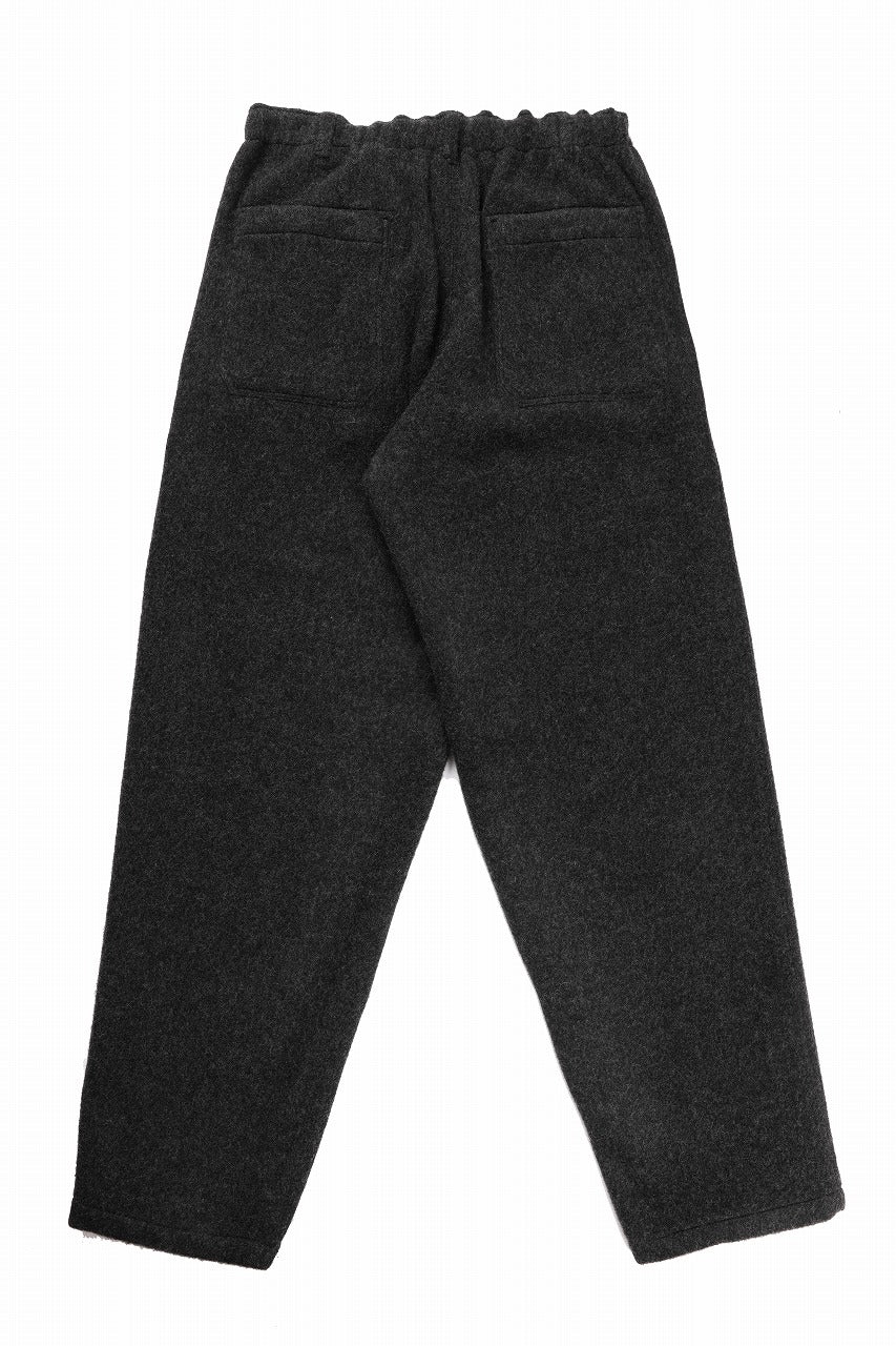 画像をギャラリービューアに読み込む, Y&#39;s for men x MASSES EASY WAIST PANTS / MA WOOL HERRING BONE(CHARCOAL)