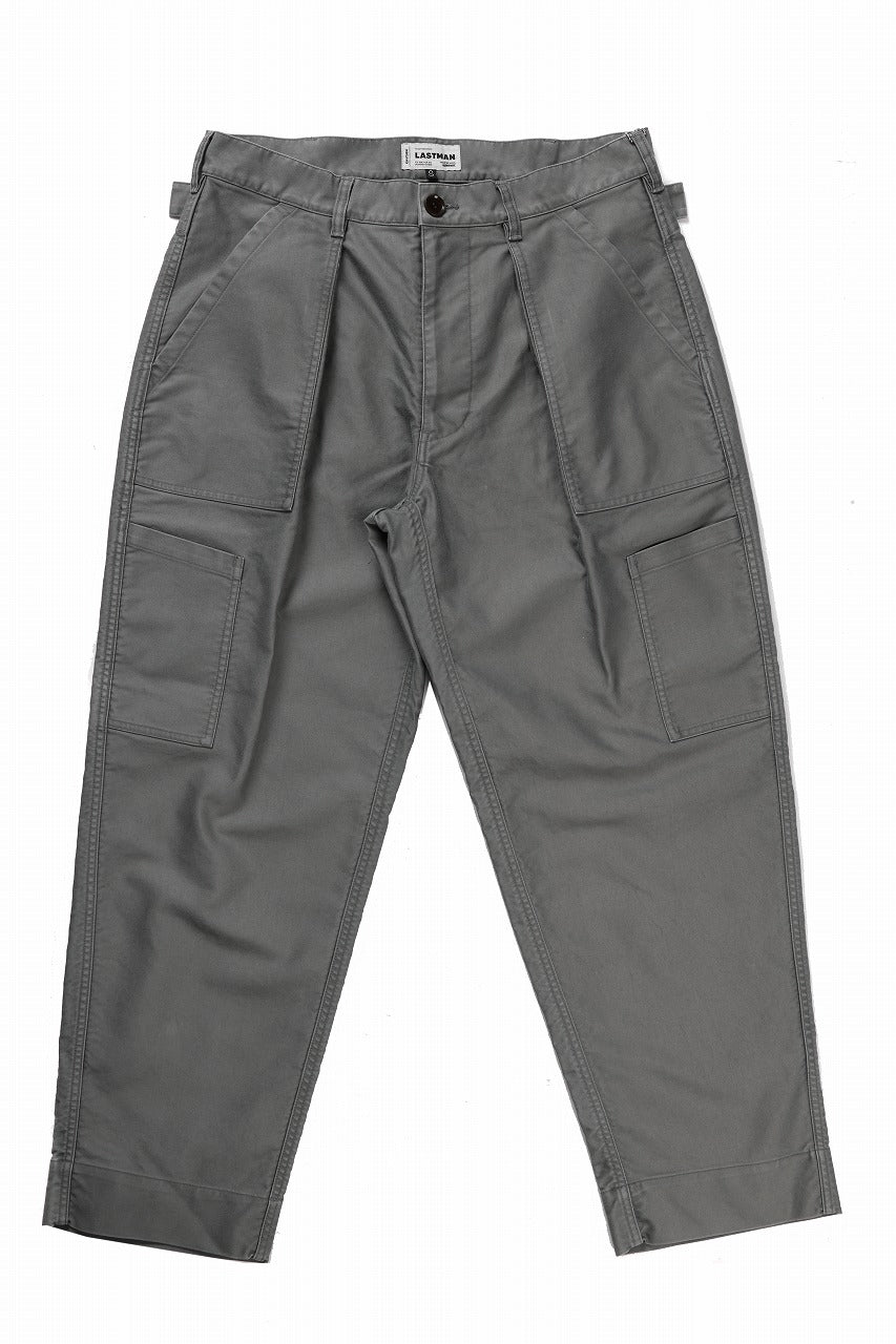 LASTMAN MOLESKIN MECHANIC PANTS (SAGE GREEN)