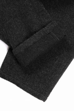 画像をギャラリービューアに読み込む, Y&#39;s for men x MASSES EASY WAIST PANTS / MA WOOL HERRING BONE(CHARCOAL)