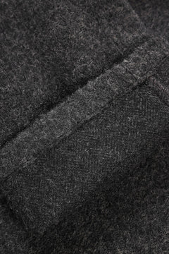 画像をギャラリービューアに読み込む, Y&#39;s for men x MASSES EASY WAIST PANTS / MA WOOL HERRING BONE(CHARCOAL)