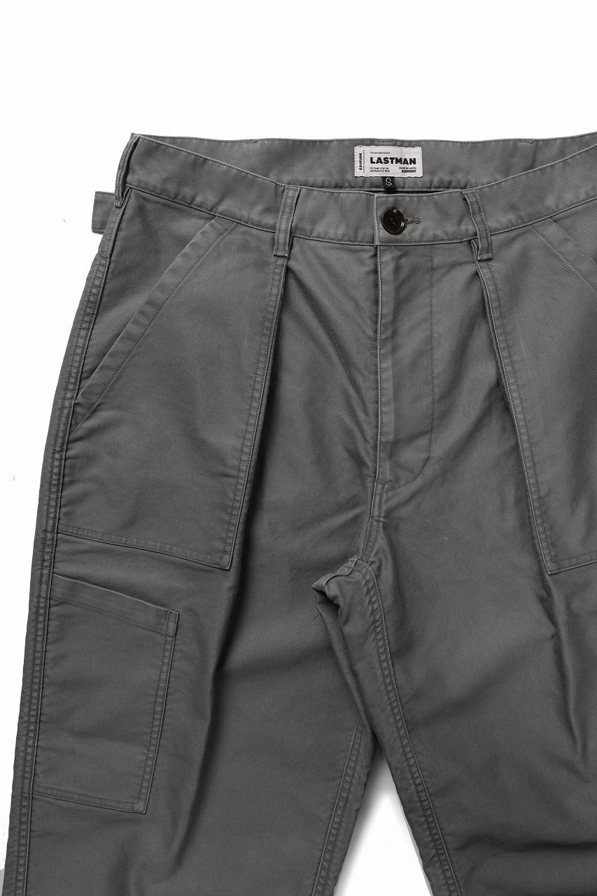 Load image into Gallery viewer, LASTMAN MOLESKIN MECHANIC PANTS (SAGE GREEN)
