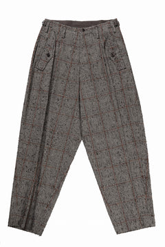 画像をギャラリービューアに読み込む, Y&#39;s DOUBLE TUCK WIDE PANTS / NEEDLE PUNCHED (BEIGE)