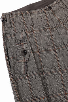 画像をギャラリービューアに読み込む, Y&#39;s DOUBLE TUCK WIDE PANTS / NEEDLE PUNCHED (BEIGE)