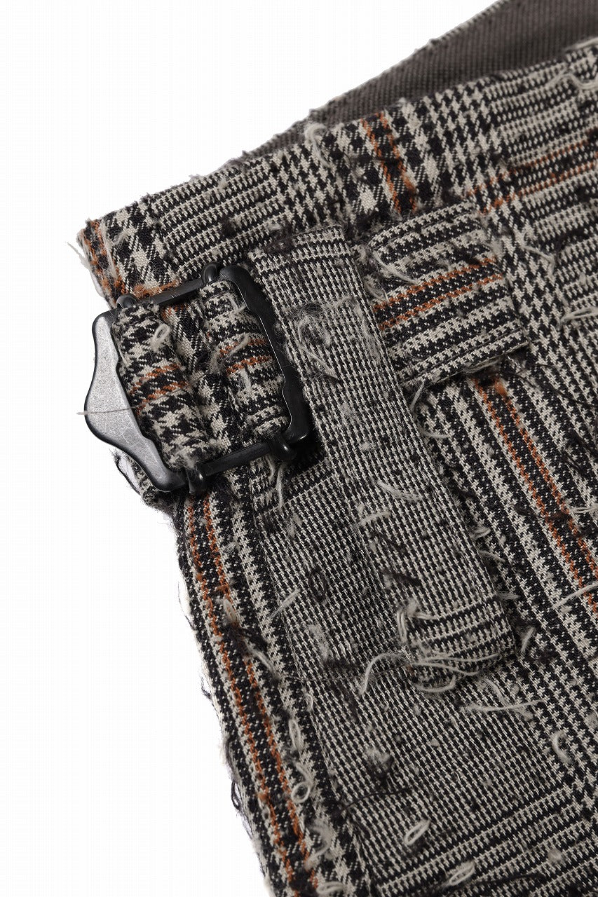 画像をギャラリービューアに読み込む, Y&#39;s DOUBLE TUCK WIDE PANTS / NEEDLE PUNCHED (BEIGE)