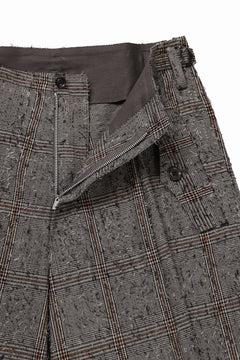 画像をギャラリービューアに読み込む, Y&#39;s DOUBLE TUCK WIDE PANTS / NEEDLE PUNCHED (BEIGE)