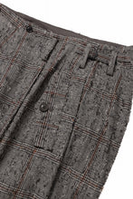 画像をギャラリービューアに読み込む, Y&#39;s DOUBLE TUCK WIDE PANTS / NEEDLE PUNCHED (BEIGE)
