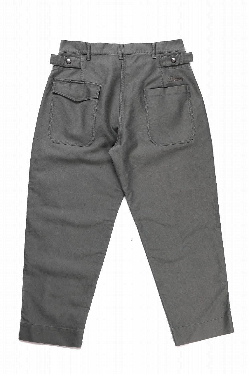 Load image into Gallery viewer, LASTMAN MOLESKIN MECHANIC PANTS (SAGE GREEN)