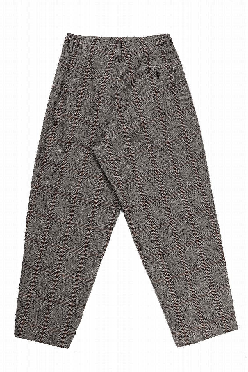 画像をギャラリービューアに読み込む, Y&#39;s DOUBLE TUCK WIDE PANTS / NEEDLE PUNCHED (BEIGE)