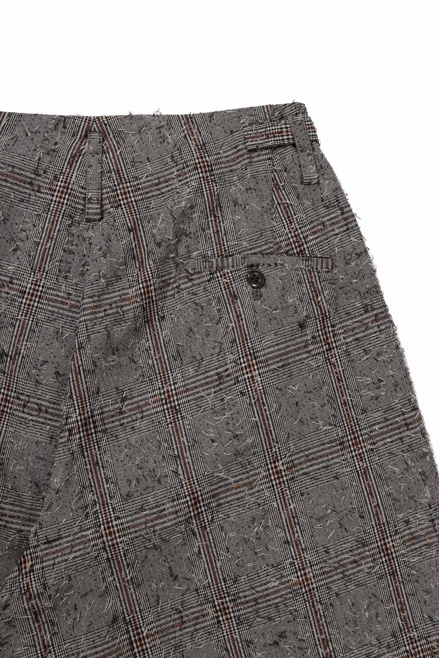 画像をギャラリービューアに読み込む, Y&#39;s DOUBLE TUCK WIDE PANTS / NEEDLE PUNCHED (BEIGE)