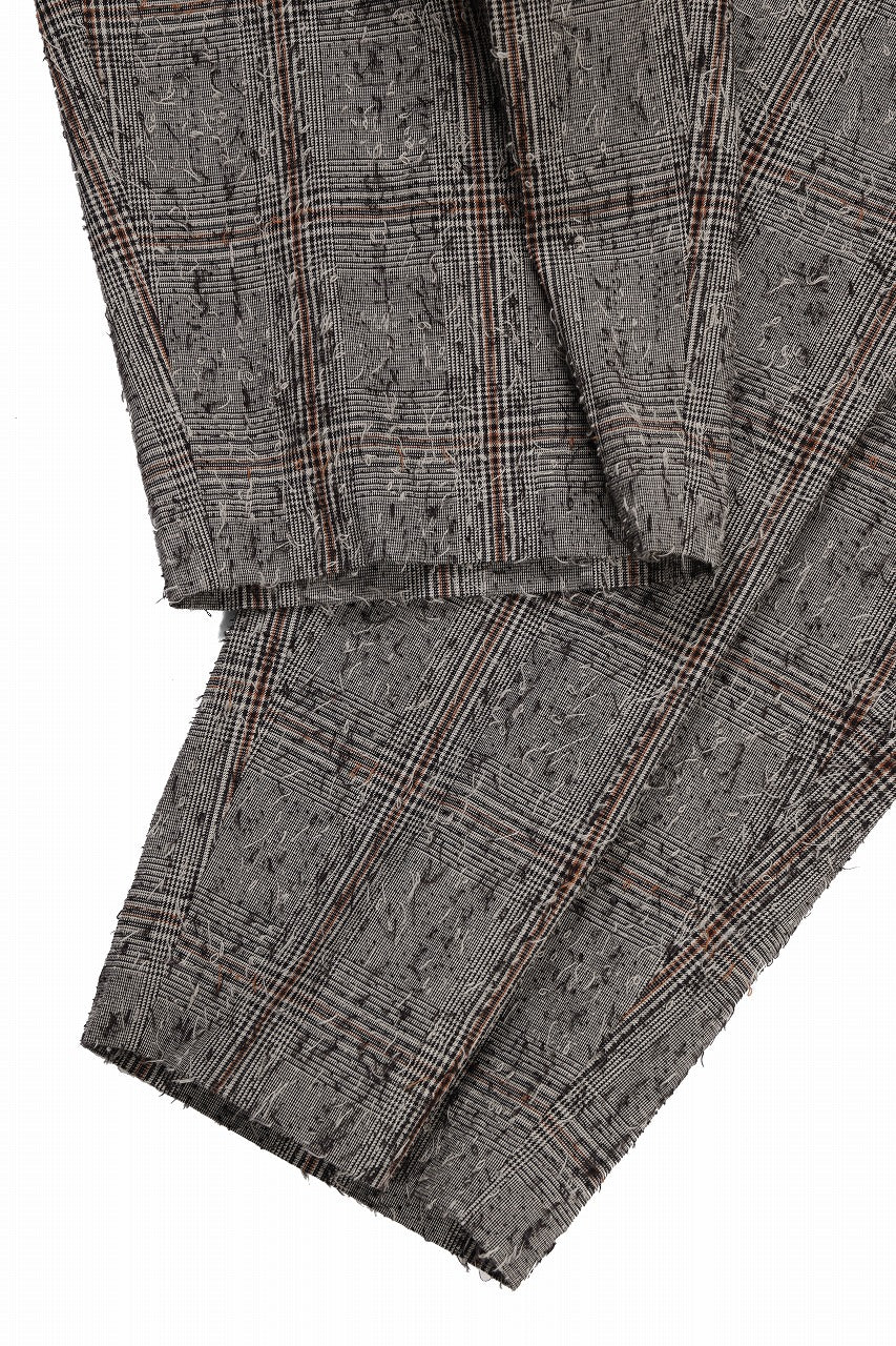 画像をギャラリービューアに読み込む, Y&#39;s DOUBLE TUCK WIDE PANTS / NEEDLE PUNCHED (BEIGE)