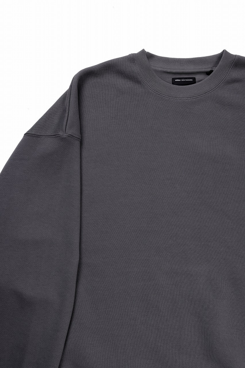画像をギャラリービューアに読み込む, Y-3 Yohji Yamamoto GRAPHIC CREW SWEAT (GREY)