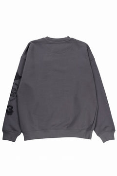 画像をギャラリービューアに読み込む, Y-3 Yohji Yamamoto GRAPHIC CREW SWEAT (GREY)