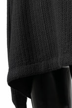 Load image into Gallery viewer, D-VEC FISHERMANS KNIT CREW (BLACK)