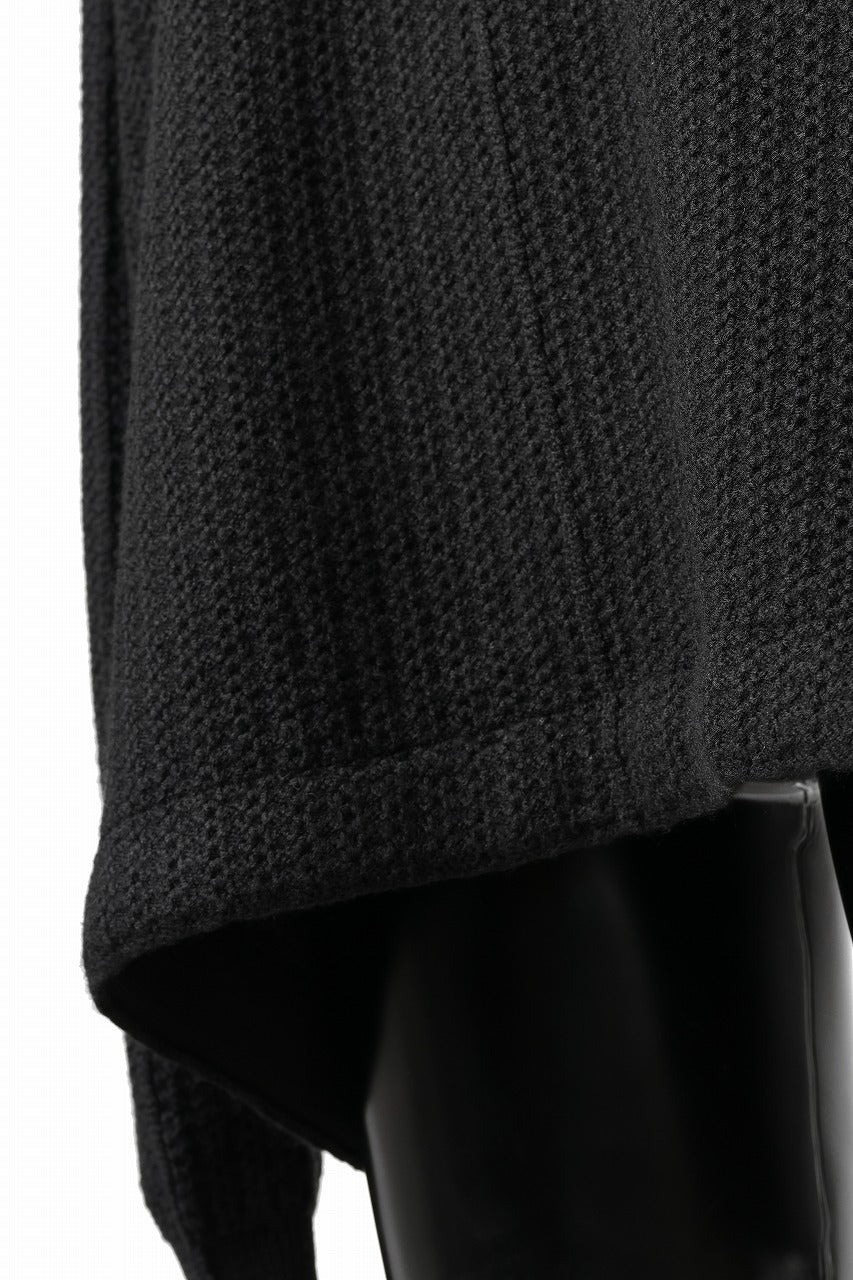 D-VEC FISHERMANS KNIT CREW (BLACK)