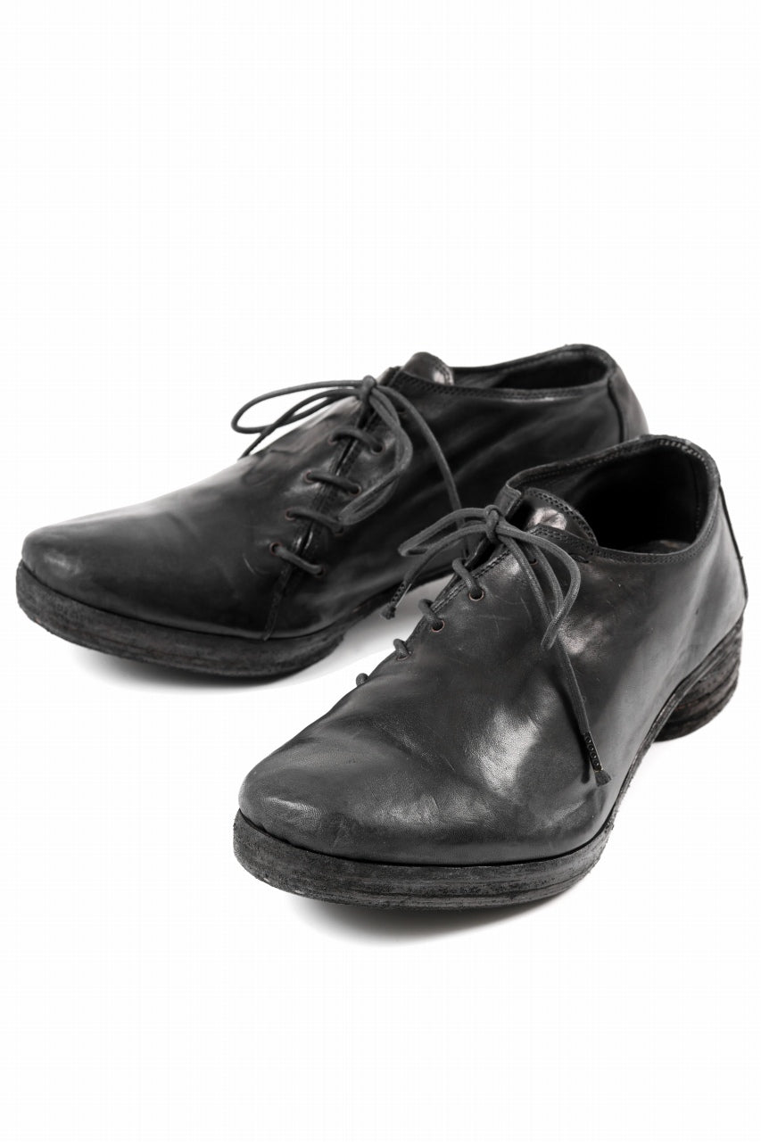 incarnation x DEVOA HORSE LEATHER DERBY SHOES / OBJECT DYED (BLACK)