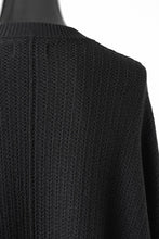 画像をギャラリービューアに読み込む, D-VEC FISHERMANS KNIT CREW (BLACK)