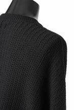 Load image into Gallery viewer, D-VEC FISHERMANS KNIT CREW (BLACK)