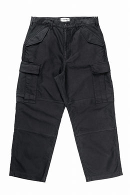 LASTMAN MOLESKIN CARGO PANTS (BLACK)