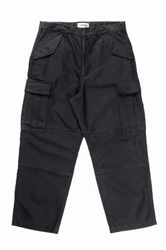 Load image into Gallery viewer, LASTMAN MOLESKIN CARGO PANTS (BLACK)