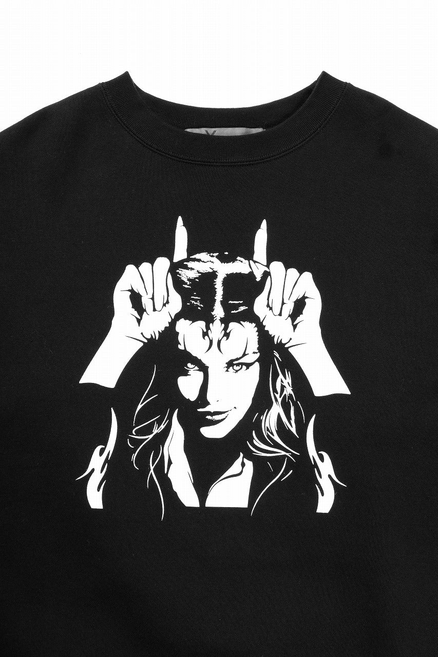 画像をギャラリービューアに読み込む, Y&#39;s for men x MASSES SWEAT SHIRT / PRINT B (BLACK)