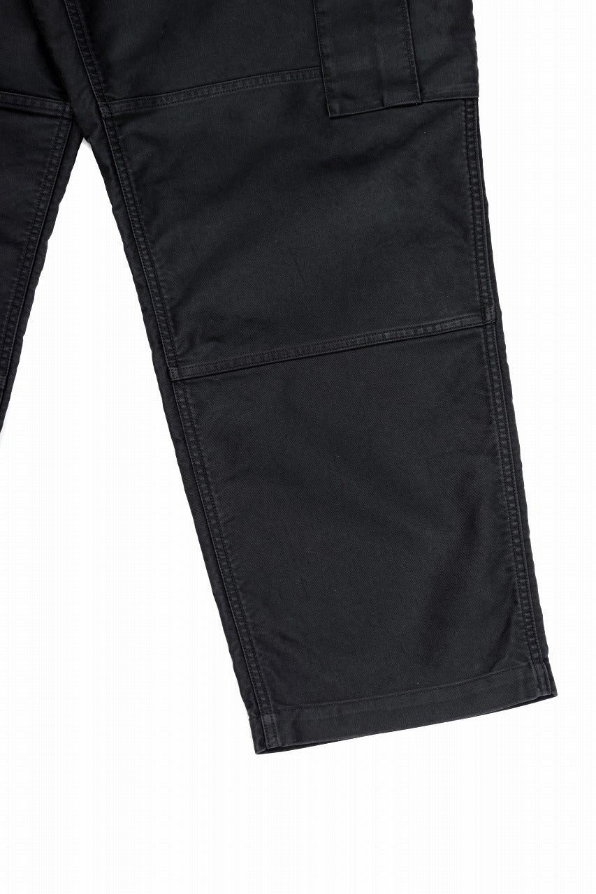 Load image into Gallery viewer, LASTMAN MOLESKIN CARGO PANTS (BLACK)