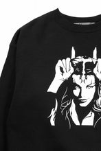 画像をギャラリービューアに読み込む, Y&#39;s for men x MASSES SWEAT SHIRT / PRINT B (BLACK)