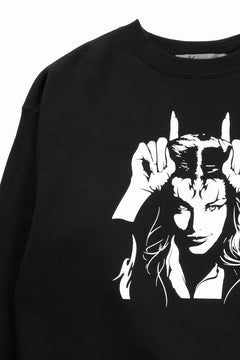 画像をギャラリービューアに読み込む, Y&#39;s for men x MASSES SWEAT SHIRT / PRINT B (BLACK)
