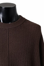 Load image into Gallery viewer, D-VEC FISHERMANS KNIT CREW (BROWN)