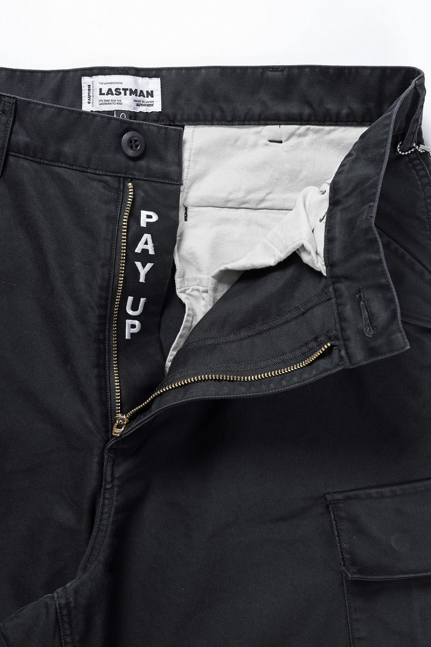 Load image into Gallery viewer, LASTMAN MOLESKIN CARGO PANTS (BLACK)