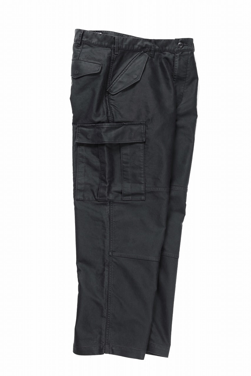 Load image into Gallery viewer, LASTMAN MOLESKIN CARGO PANTS (BLACK)