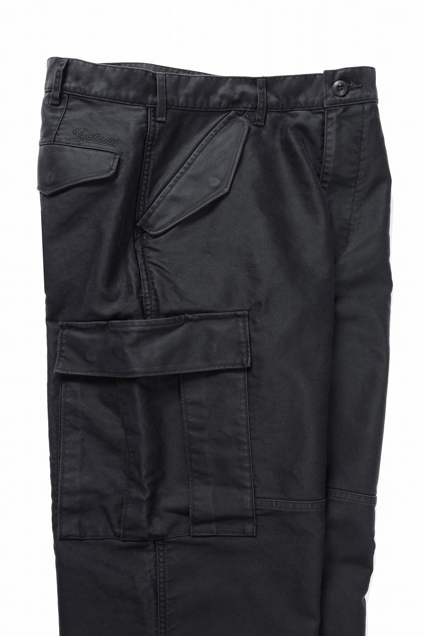 Load image into Gallery viewer, LASTMAN MOLESKIN CARGO PANTS (BLACK)