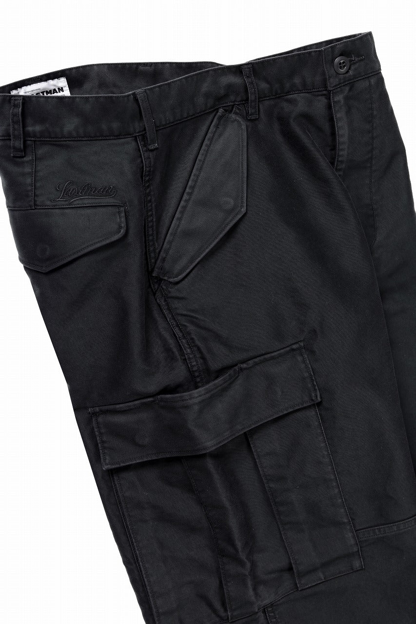 Load image into Gallery viewer, LASTMAN MOLESKIN CARGO PANTS (BLACK)