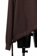 Load image into Gallery viewer, D-VEC FISHERMANS KNIT CREW (BROWN)