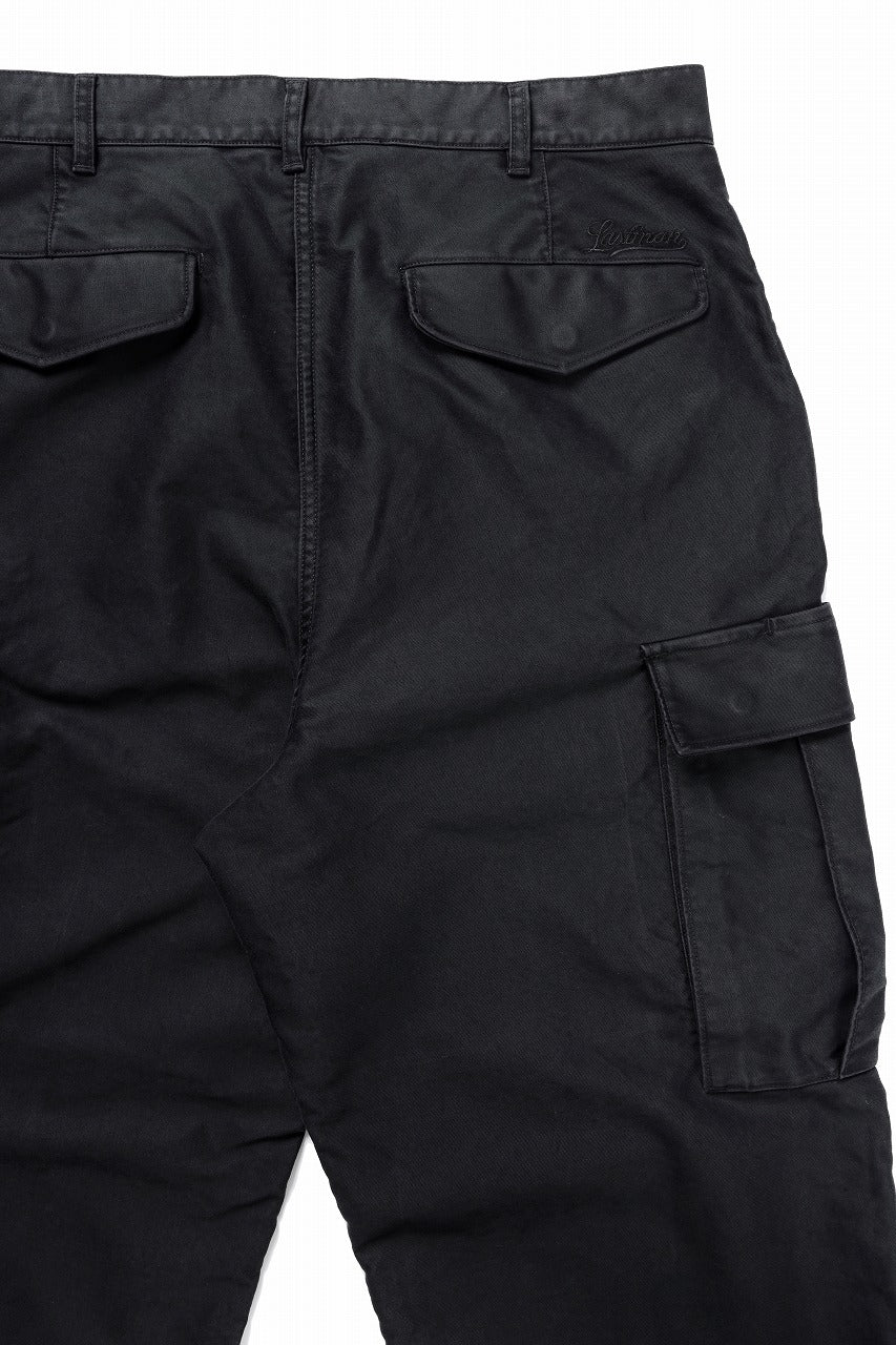 Load image into Gallery viewer, LASTMAN MOLESKIN CARGO PANTS (BLACK)